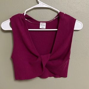 Twisted crop top brand new